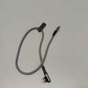 AINOPE USB C to USB C Cable 100W Durable iPhone 16 Charger Cord Right Angle, USBC to USBC Cable Cord Fast Charging Fit iPhone 16 Pro Max Plus MacBook/iPad Pro/Samsung-1.5FT Grey