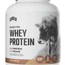 Levels Grass Fed Whey Protein Powder, No Artificials, 24G of Protein, Pure Chocolate, 5LB (EXP 04/06/28)