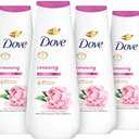 Dove Body Wash 4 Count Renewing Peony and Rose Oil for  Healthy-Looking Skin Gentle Skin Cleanser with 24hr Renewing MicroMoisture 20 oz