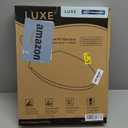 LUXE TS1008E Elongated Comfort Fit Toilet Seat with Slow Close, Quick Release Hinges, and Non-Slip Bumpers (White)