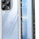 SPORTLINK for iPhone 13 Pro Max Waterproof Case - Shockproof Dustproof Phone Case with Screen Protector, Full Body Protective Case for iPhone 13 Pro Max Cover 6.7'' Black/Frosted Clear