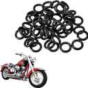 3 x Zpana 100PCS Oil Drain Plug O-Ring, OEM#11105 Nitrile Rubber Motorcycle Oil Pump Gasket Replacement, Motorbike Engine Transmission Drain Plug Seal Washers, Compatible with Davidson