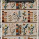 iPhone 17 Pro Case Cute - Wireless Charging Compatible - Dual-Layer Hard Shell + Silicone Cover - Aesthetic Protective Phone Case for Women - Vintage Floral Bookish