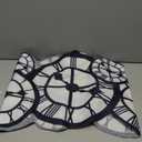 Preboun 1 Pcs Wonderland Tea Party Decoration 15" x 70" Black and White Clock Table Runner Decor Wonderland Curious Clock Table Runner Decoration for Birthday Wedding Dinner Party Favor Supplies