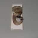 Benehair Clip-in Hair Extensions - Real Human Hair, Double Weft, 8pcs, 10inch Remy, Soft Silky Straight, Highlighted Grey