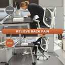 Heavy Duty Sofa Risers 3.7 Inch, Industrial-Grade Desk Raise Blocks for Couch, Table, Bed, Refrigerator, Washing Machine  Anti-Slip, Shock Absorbing, Quiet, Supports up to 4000 lbs(Black)