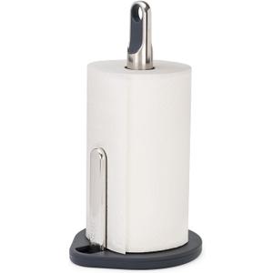 Joseph Joseph Hold Easy-Tear Paper Towel Kitchen Roll Holder, Weighted, Non-Slip Base, Fits up to 5.5" Diameter Rolls