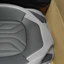 Coverado Seat Covers, Car Seat Covers Front Seats, Leather Seat Covers for Cars, Automotive Seat Covers Car Seat Protector Car Seat Cushion Universal Fit for Most Sedans SUV Pick-up Truck(Gray&Black)