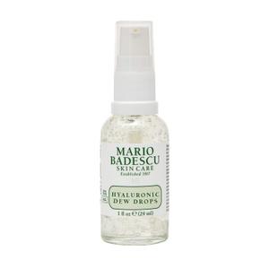 Mario Badescu Hyaluronic Dew Drops for All Skin Types  Hydrating Gel-Serum Hybrid with Sodium Hyaluronate, Niacinamide & Botanical Extracts for a Dewy, Glass-Like Glow  1 Fl Oz