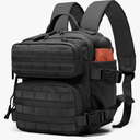 Mini Tactical Backpack for Men and Women, 9L Small Molle Backpack for Woman Military Backpacks for Gym, Hiking, Daily, Travel, Camping (Black)