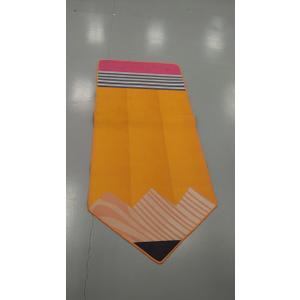 Pencil Classroom Rug 7x3 ft Classroom Carpet Soft Playmat Back to School Pencil Decorations Yellow Non Slip Rug First Day of End of The Year Teacher Party Gift Schoolgirl Decor
