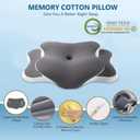 Ergo Pillow for Sleep Apnea, Neck Pain, and Snoring Relief | Cervical Neck Pillow for Side Sleepers | Orthopedic Memory Foam with Ergonomic Support