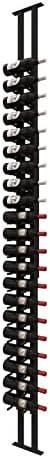 Ultra Racks Floor-to-Ceiling Mount Display (1 Side, Single Deep, Black, Holds 21  Bottles) - Modern Metal Storage for Cellars, Home Bars, Kitchens, and Dining Rooms