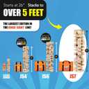 Jenga GIANT - Hardwood Blocks - Stacks to Over 5 feet - Officially Licensed - JS7