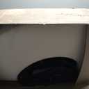 White Foam Circle Wreath Form Large Solid Foam Ring With Black Cover, Size 43"x43"x8"