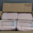 Depend Night Defense Adult Diapers, Incontinence & Postpartum Bladder Leak Underwear for Women, Disposable, Overnight, Large, Blush, 56 Count (4 Packs of 14)