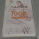 Warmstar Cotton Pillow Cases Standard Size Set of 2, 600 Thread Count Pillowcases 20x26 Inches, Soft Long Staple Cotton Pillowcases Breathable with Envelope Closure,White