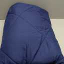 Amazon Basics Washable Comforter Blanket, Reversible Lightweight Microfiber All Season, Twin/Twin XL, Navy/Sky Blue