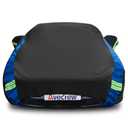 Avecrew Car Cover for Tesla Model 3 2017-2026, Custom Fit Full Exterior Cover with Charging Port and Breathable Ventilation Mesh, Waterproof All Weather Outdoor Rain Snow Sun Protection Cover