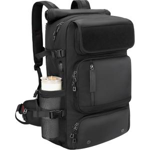 60L Convertible Carry On Backpack&Duffle Bag&Weekender Bag with 17" Padded Laptop Sleeve, USB Charging Port, Shoe Compartment for Men Women, Travel, Tactical, Gym, Hiking, Overnight Trips