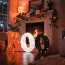 Christmas Decorations Illuminated Sign Boo Perfect for Christmas Decorations, Suitable for Indoor and Outdoor use on porches, Gardens, and lawns.