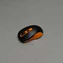 Wireless Mouse for Laptop, PC, Chromebook, Mac, MacBook, Silent Mouse with USB Nano Receiver, Side Button, 2400 DPI, Anti Slip Roller, 6 Button Ergonomics Cordless Computer Mice - Black Orange