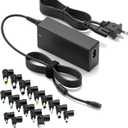 ZOZO Universal Laptop Charger 90W AC Adapter for HP Dell Gateway Toshiba Lenovo Acer ASUS Samsung Sony Ultrabook Chromebook DC Output 12V 16V 18.5V 19V 19.5V 20V Power Supply Cord with 17 tips