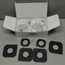 2K No Drill Window Camera-2 Pack 2.4Ghz & 5Ghz WiFi Dome Cameras for Home Security for Indoor & Outdoor Monitoring, Color Night Vision, Human Detection, 24/7 Recording, Ideal for Apartment, K1