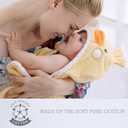Baby Hooded Towel with Unique Animal Design Ultra Soft Thick Cotton Bath Towel for Newborn (Chick)