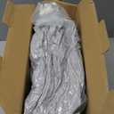 Homemate Electric Heated Blanket King Size - 100"x90" Heating Blanket King Size Dual Control 1/2/4/6/8 Hours Auto-Off 10 Heat Level Over-Heat Protection Soft Flannel Sherpa ETL Certification (Light Grey (Striped))