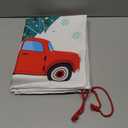 Chumia Large Christmas Bag 27 x 19 Inch, Jumbo Drawstring Gift Bag, Christmas Burlap Santa Gift Sack Fabric Reusable for Presents Storage Wrap Party Favor Supplies