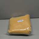 Yellow Gold Long Shower Curtain: 78 Inch Long Waffle Weave Heavy Duty Fabric Shower Curtains for Bathroom - 256 GSM Water Repellent Washable Thick Polyester Cloth Bath Curtain - 72x78