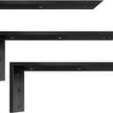 Countertop Support Bracket 16 inch 4 Pack Granite Countertop Bracket 16" x 6" x 2 1/2" Heavy Duty Shelf Bracket L Bracket Mantel Corbels for Wood/Quartz/Concret/Laminate Countertops