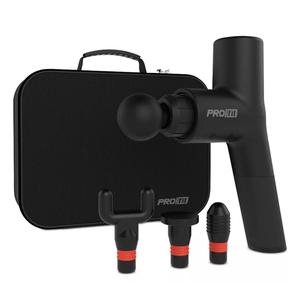 PROfit Percussion Muscle Massage Gun, Rechargeable Deep Tissue Full-Body Massager with Multiple Attachments