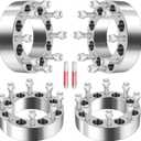 8x6.5 to 8x180 Wheel Spacers for Chevrolet for Silverado 2500 HD for Avalanche 2500 Suburban 2500, for GMC for Sierra Series, 4Pcs 2inch Wheel Adapters & Spacers 14x1.5 Studs 126.15mm Bore