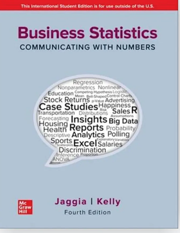 Business Statistics: Communicating with Numbers ISE Business Statistics: Communicating with Numbers ISE