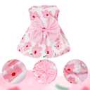 choyaxo Floral Dog Dress Cute Dog Skirt Pet Dress Summer Pet Clothes for Puppy Small Cats