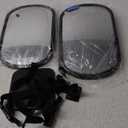 BOEYOS Baby Car Mirror, Safety Car Seat Mirror for Rear Facing Infant, Clear Wide View, 360Rotation, Easily Observe the Baby Move, Secure, Shatterproof, Crash Tested and Certified (2-Pack)