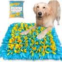Snuffle Mat for Large Dogs, Slow Feeder Foraging Dog Toy for Stress Relief & Smell Training, Interactive Enrichment to Keep Dogs Busy, for Puppy/Medium/Large Breed, 24x20 Inches