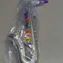 Lewtemi Silver Saxophone Musical Instruments Toy for Kid Toddler Fake Plastic Preschool Music Toy Gift Portable Wind Instrument Early Educational Teaching Songs Toy Gifts for Toddlers Children