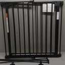Babelio Baby Gate Extra Wide, Auto Close Dog Gate Pet Gate for House Stairs Doorways Fireplace (Black, 72" Wide Gate - 3 Panels)