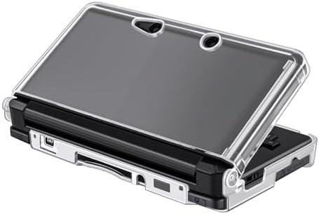 TNP 3DS Case - Ultra Clear Crystal Transparent Hard Shell Protective Case Cover Skin Accessory Compatible with 2011 Nintendo 3DS