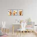 Apicoture Funny Farm Animal Horse Canvas Wall Art Whimsical Horse Decor for Home Vibrant Horse Pictures Wall Decor 12"x16"x3