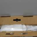 ComfyBumpy 1-Pack Bed Rail for Toddlers 55.5" L x 19.5" H | Toddler Bed Rails for Twin, Full, Queen & King Mattress Size | Swing Down Rail Guard | Mattress Side Rail for Kids | White