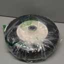 MaxxHaul 50502 12" Flat Free Solid Polyurethane Replacement Tire With 1" Bore Size With Center Hub, Fits 25mm Diameter Shaft/Axle Only, Perfect For Trailer Dolly