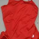 baleaf Women's Conservative Athletic Racerback One Piece Training Swimsuit Swimwear Bathing Suit Tomato Red M