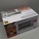 Black+Decker 4 Slice Toaster Oven - Stainless Steel