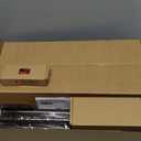 KAMANINA Single Curtain Rod 32 to 58 Inch(2.6-4.8Ft), 7/8 Inch Antique Bronze Adjustable Drapery Rod for Windows, Decorative Netted Texture End