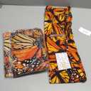 Lularoe Tall Curvy (TC fits Sizes 12-18) Monarch Butterfly Black Orange Red Yellow Buttery Soft Adult Leggings, Pack Of 3