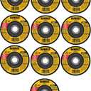 DEWALT DW4514B5 4-1/2-Inch by 1/4-Inch by 7/8-Inch Metal Grinding Wheel - 10 Pack